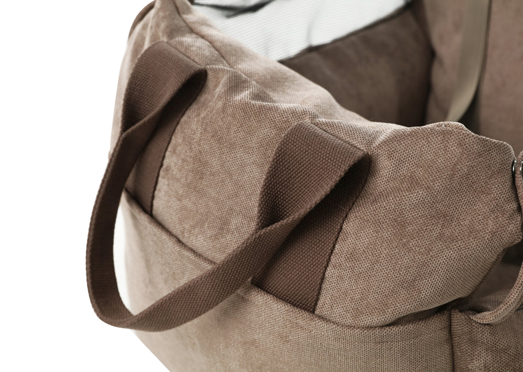 PUFF GUARD DOG CAR SEAT - CAMEL