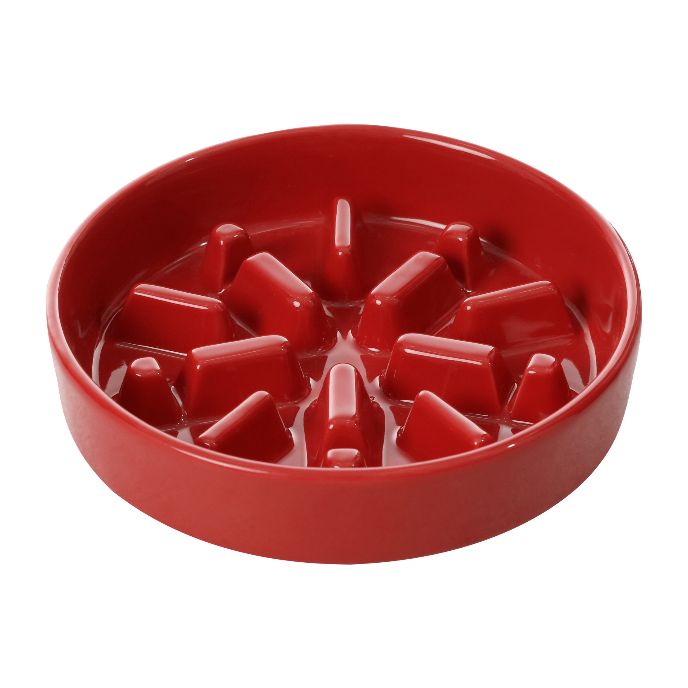 [SPARK] Slow Feeder Dog Bowls - Red M
