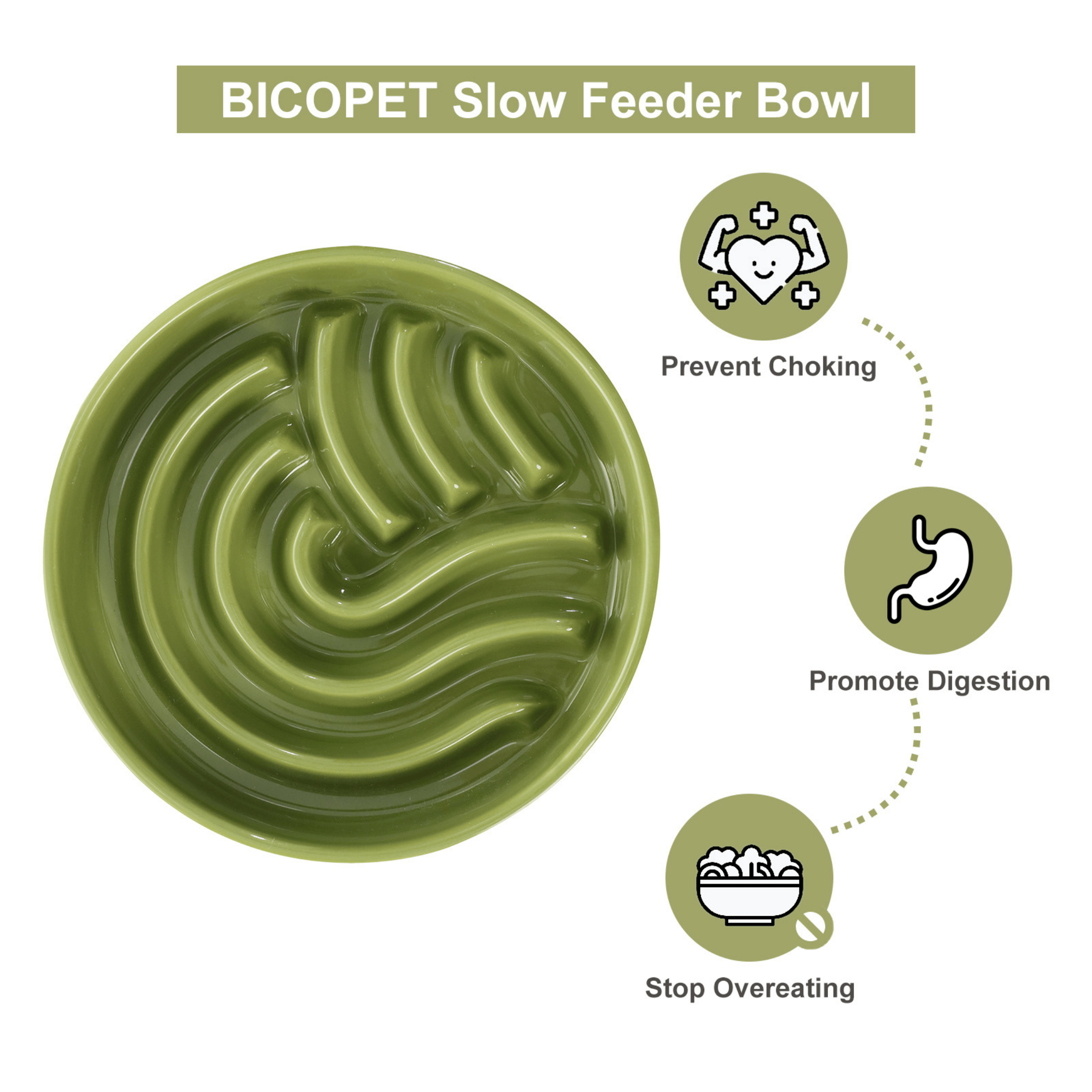 [SET SPARK] Slow Feeder Dog Bowls - Blue M