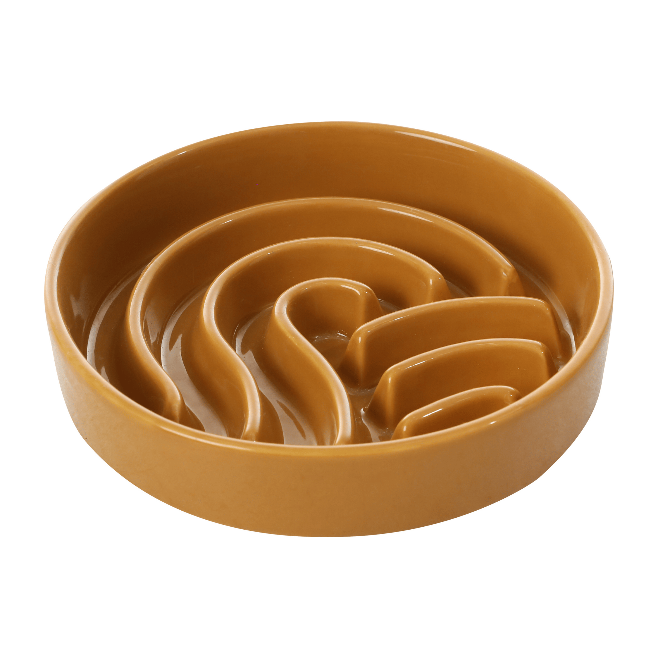 [WAVE] Slow Feeder Dog Bowls - Orange M