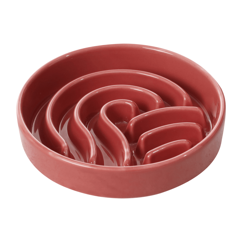 [WAVE] Slow Feeder Dog Bowls - Pink S
