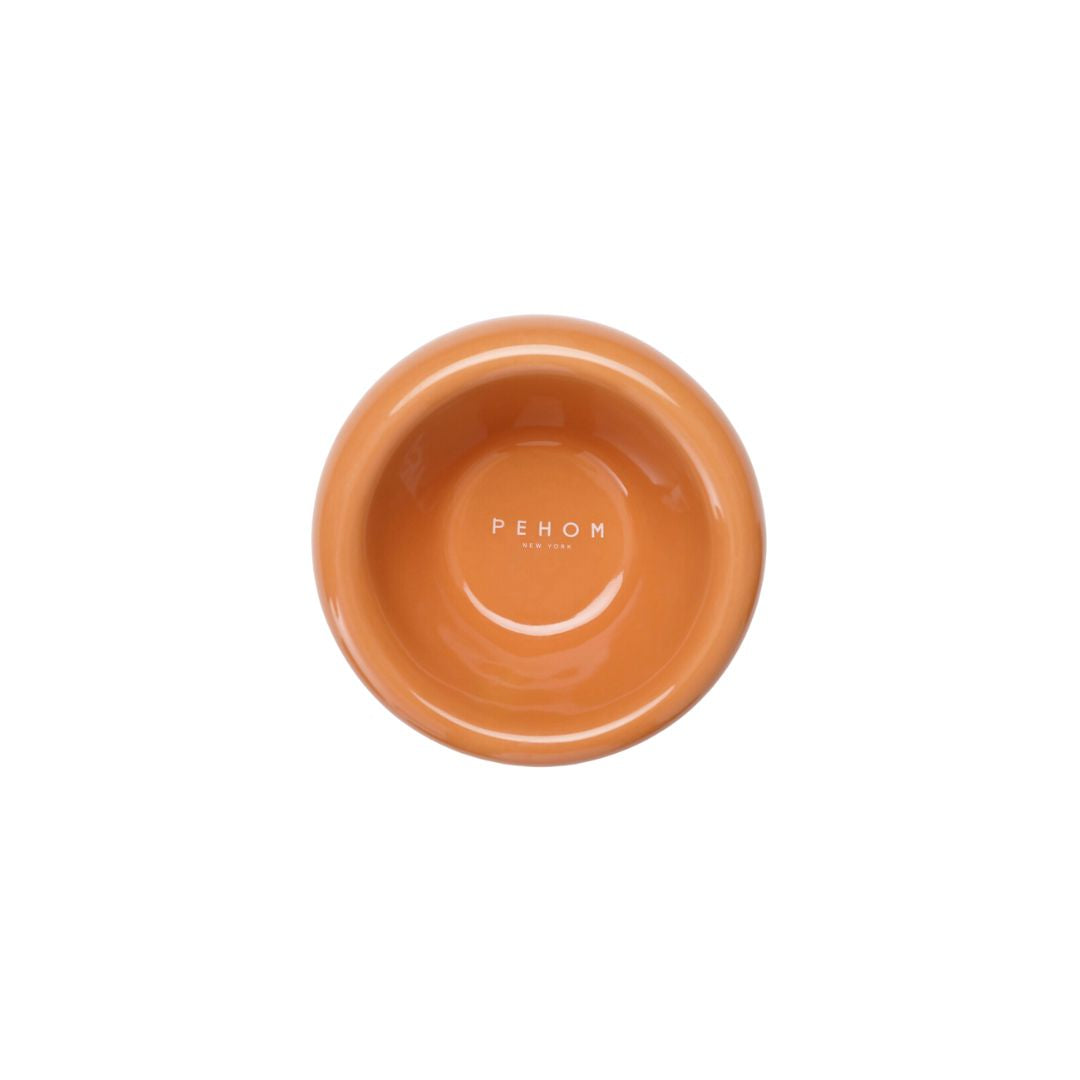 SOUFFLÉ PET BOWL -  AMBER ORANGE