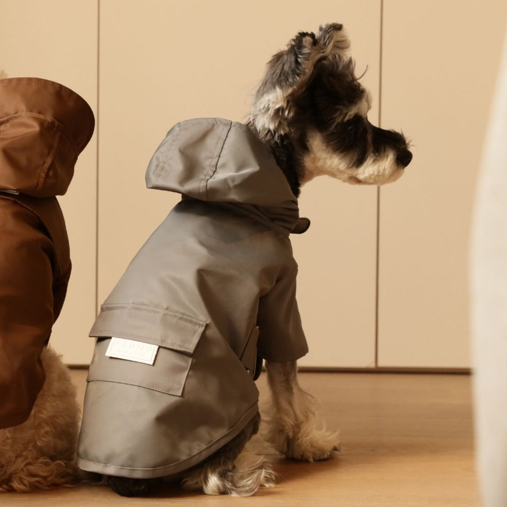 BOWERY RAINCOAT - GRAY