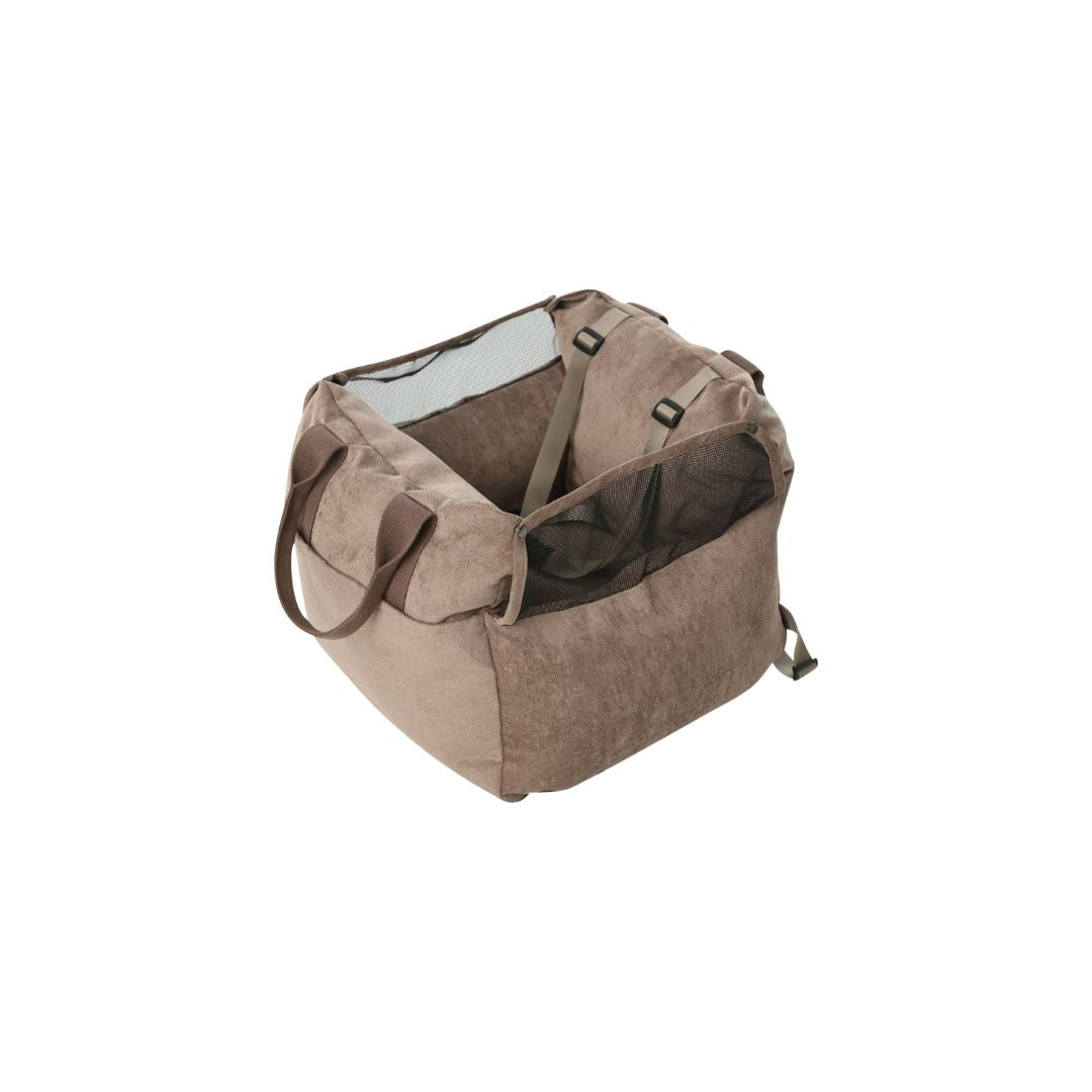 PUFF GUARD DOG CAR SEAT - CAMEL