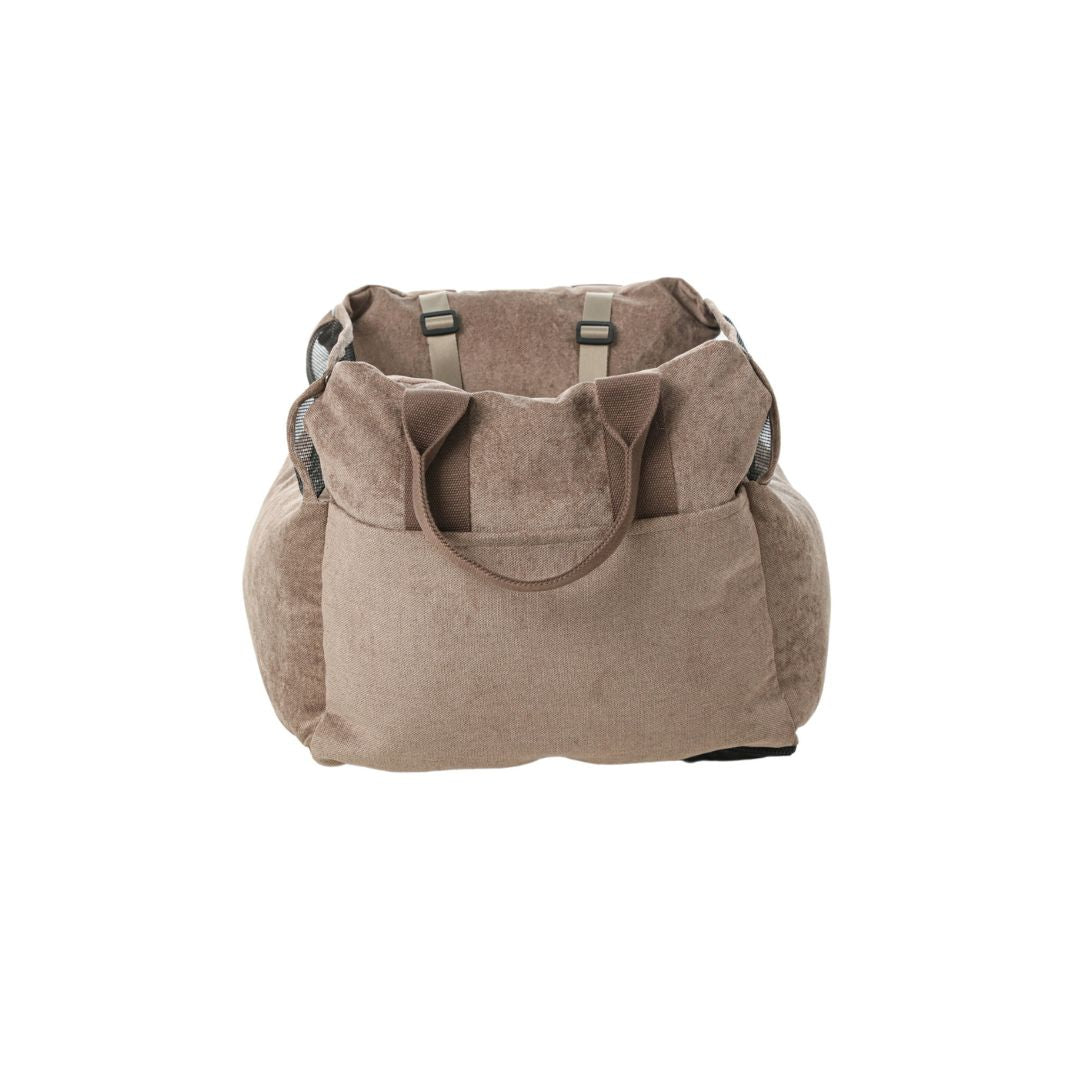 PUFF GUARD DOG CAR SEAT - CAMEL