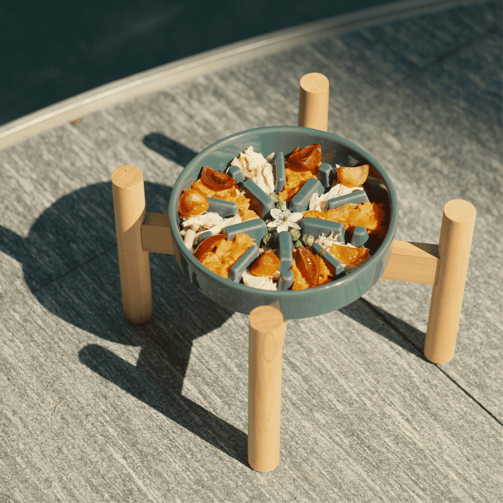 [SET SPARK] Slow Feeder Dog Bowls - Blue S