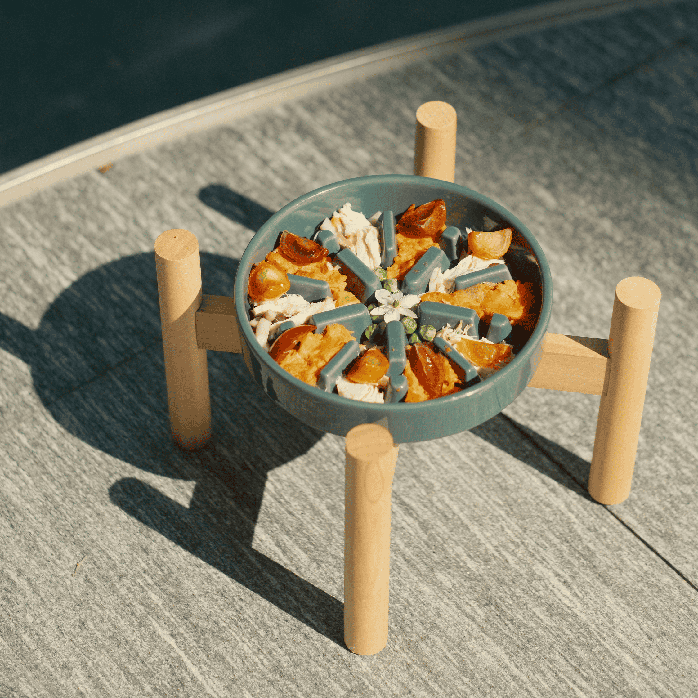 [SET SPARK] Slow Feeder Dog Bowls - Blue S