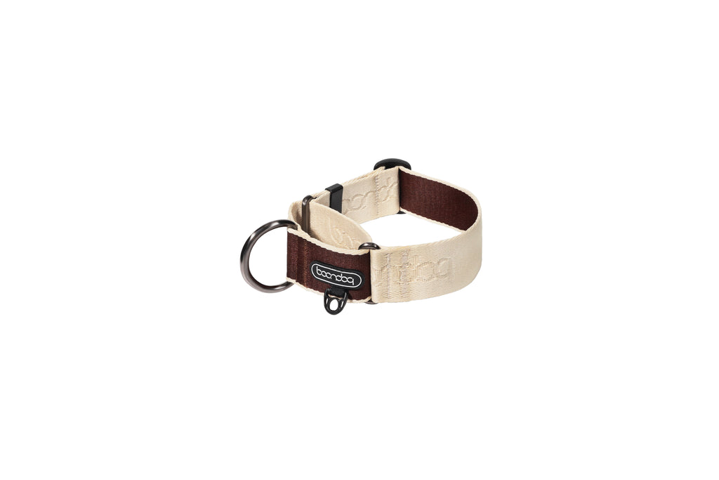 [BOONDOG] Martingale Wide Collar Beige-Brown