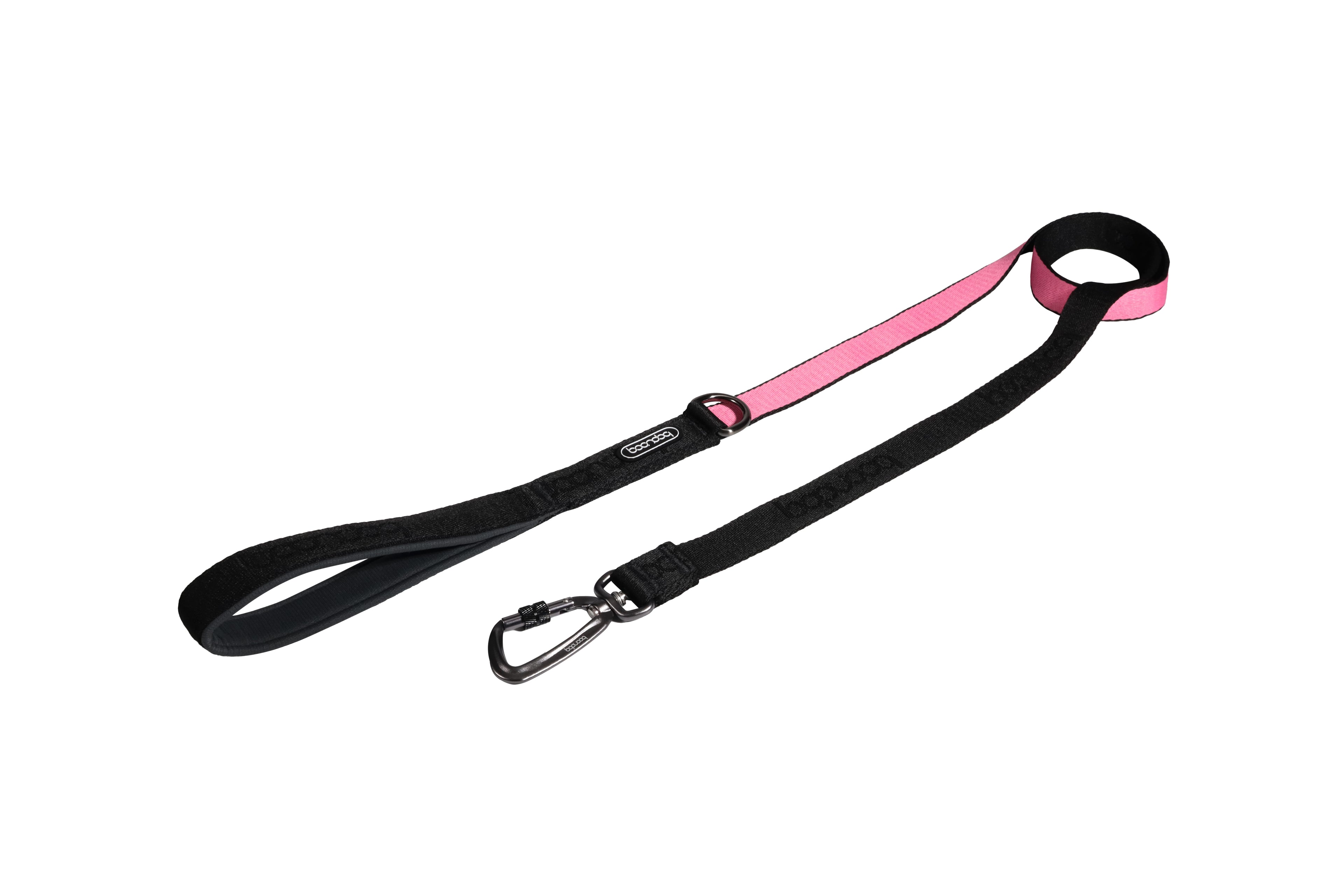 [BOONDOG] Original Leash Black Pink