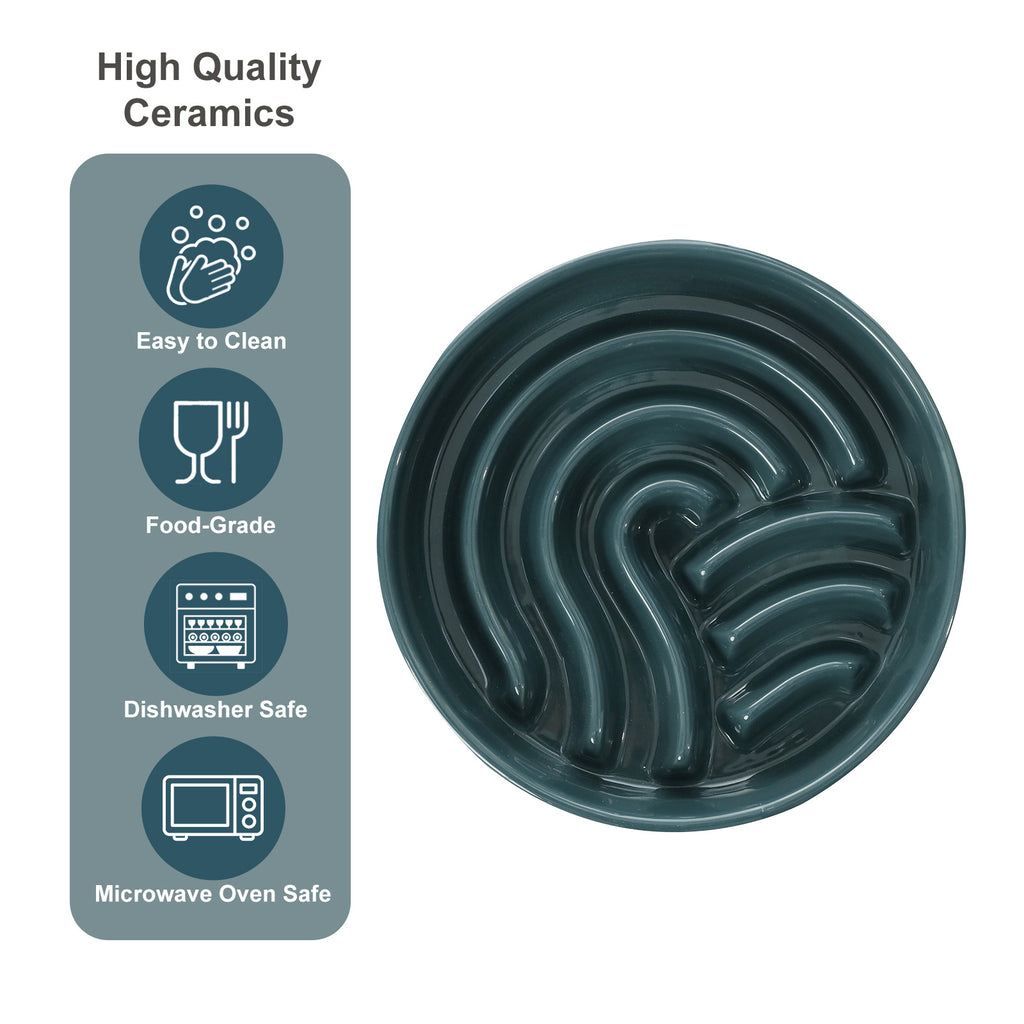 [SPARK] Slow Feeder Dog Bowls - Green M