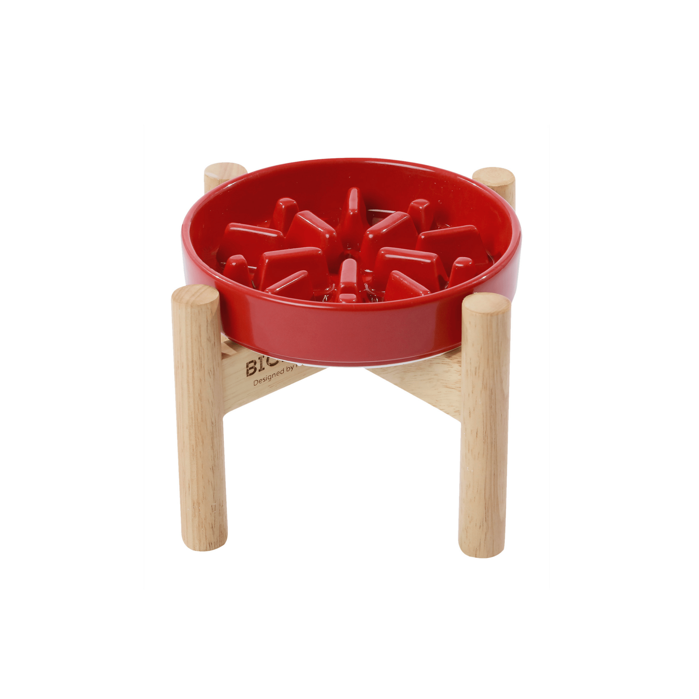 [SET SPARK] Slow Feeder Dog Bowls - Red M