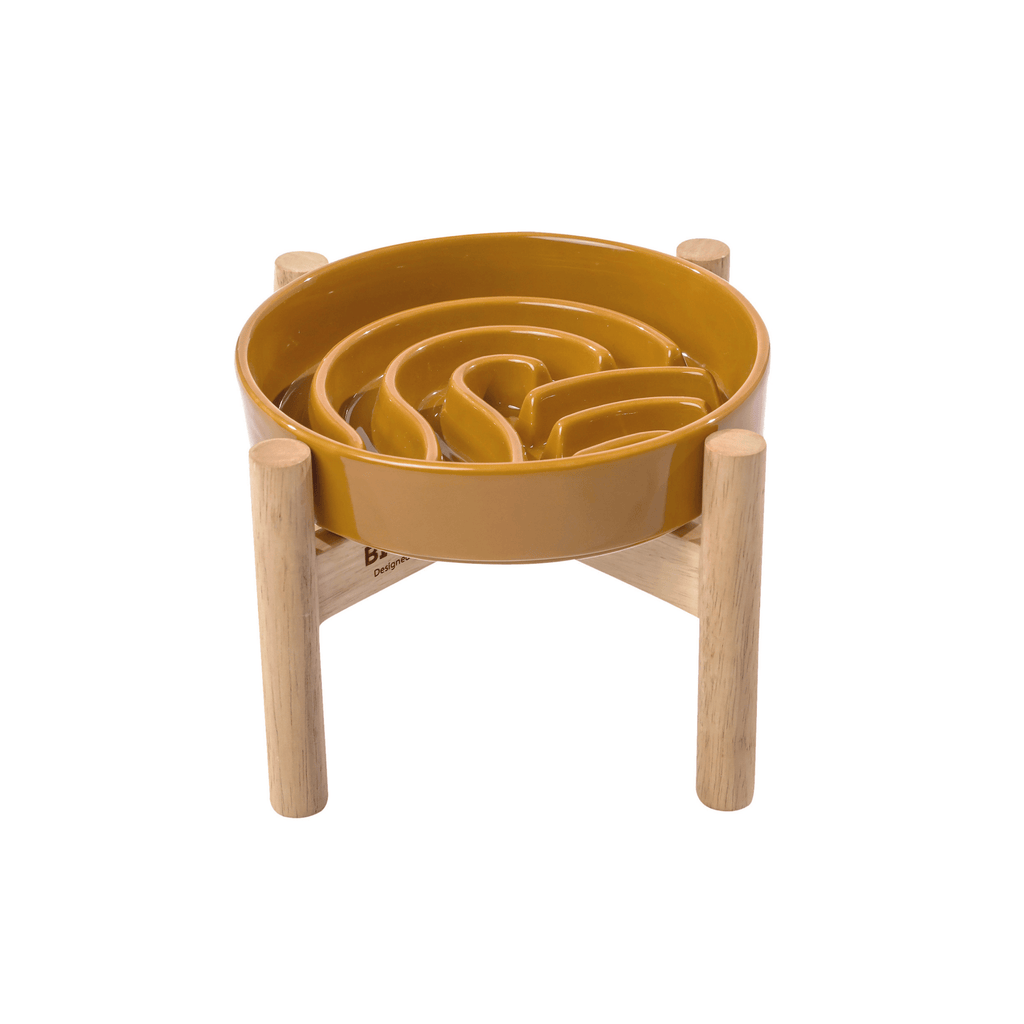 [SET WAVE] Slow Feeder Dog Bowls - Orange M