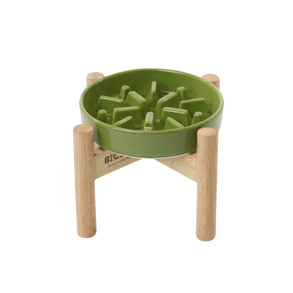 [SET SPARK] Slow Feeder Dog Bowls - Green S