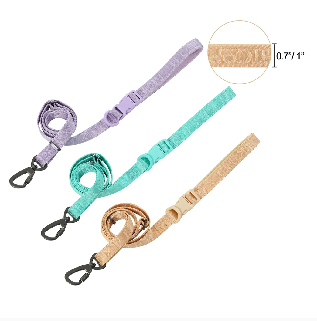 PADDED ACTIVE PET LEASH - MINT PURPLE