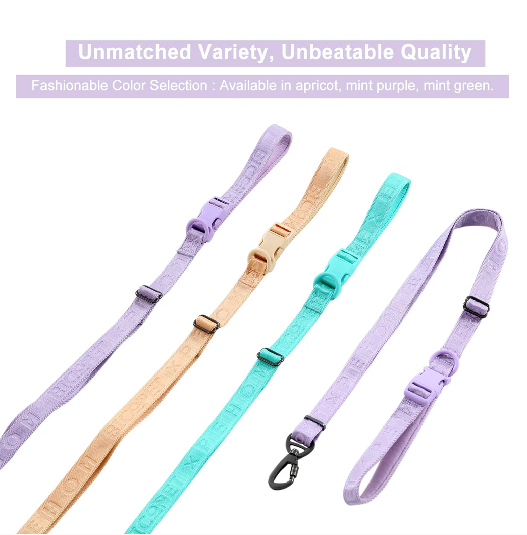 PADDED ACTIVE PET LEASH - MINT PURPLE