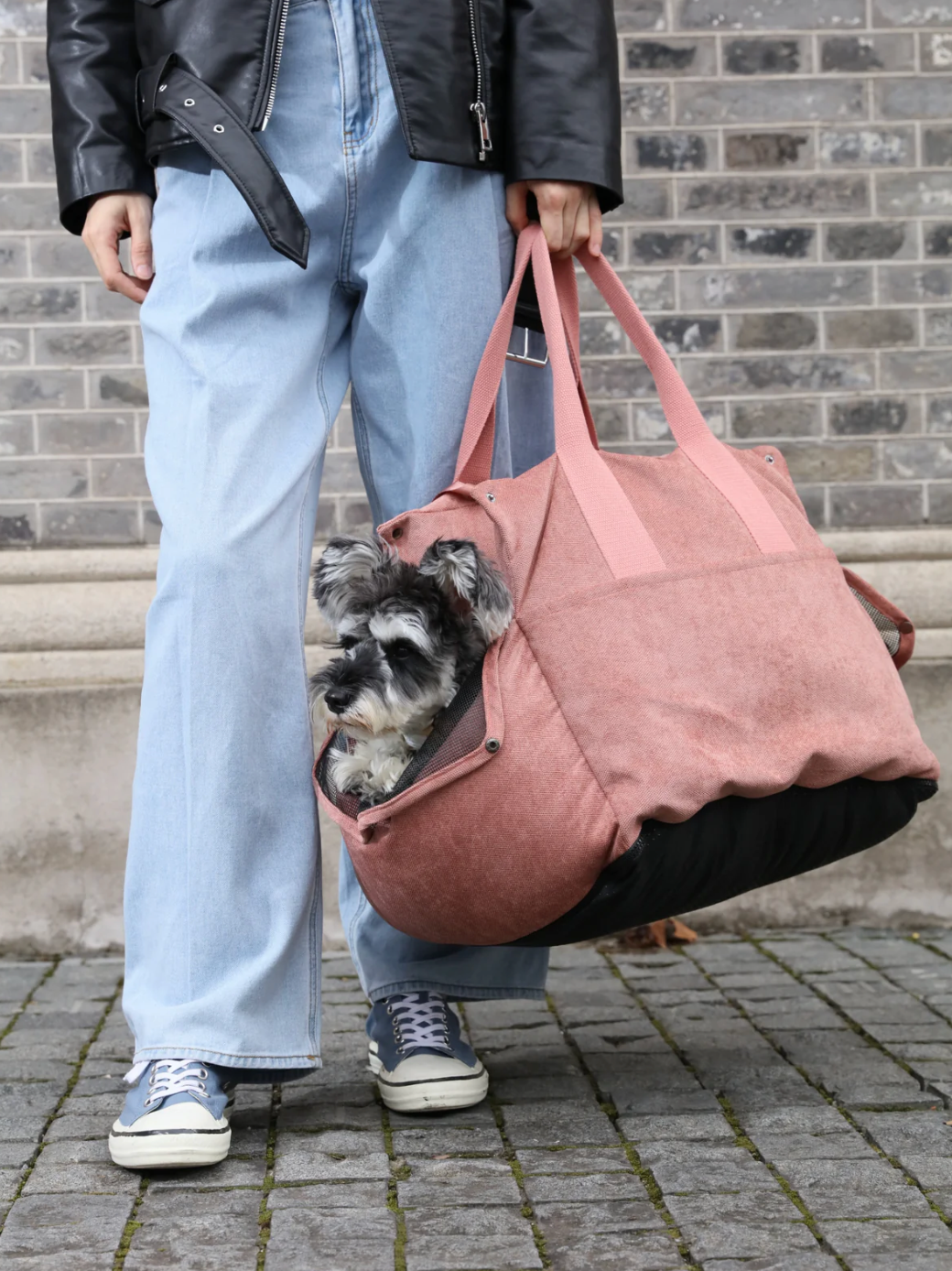 PUFF GUARD DOG CAR SEAT  - PINK