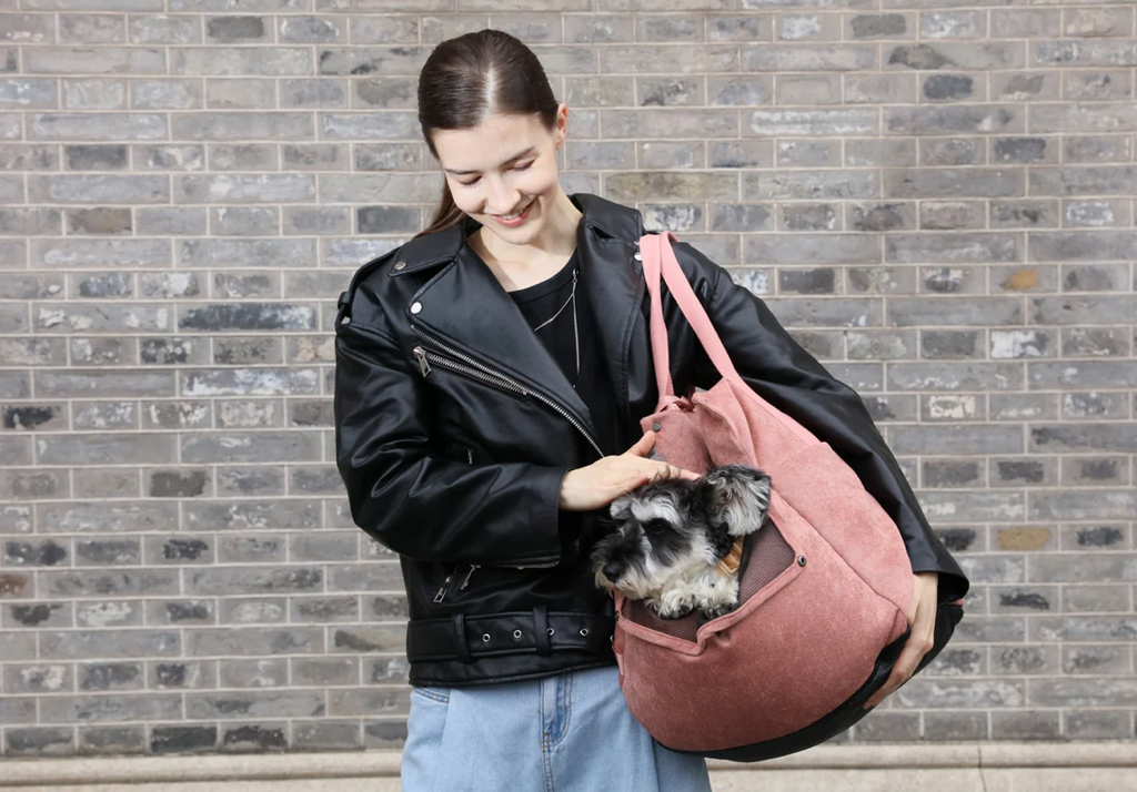 PUFF GUARD DOG CAR SEAT  - PINK